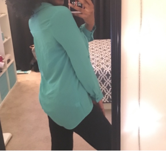 Long sleeved blue shirt 💙 - Picture 3 of 4