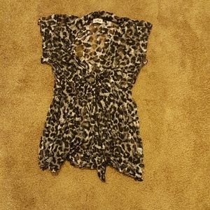 Black/White Leopard Shirt