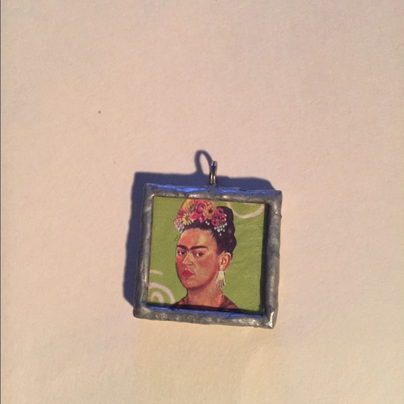 Frida Kahlo necklace charm