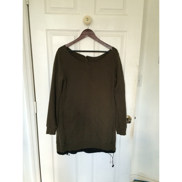 f21 olive sweater dress - Picture 1 of 2