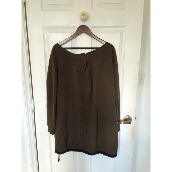f21 olive sweater dress - Picture 2 of 2