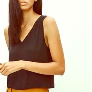 Aritzia Babaton V-neck sleeveless blouse