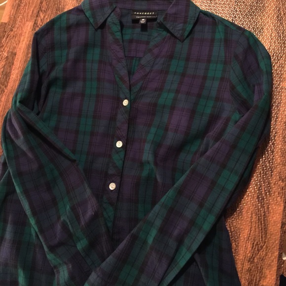 Fox croft shaped fit size 6 button down with tags