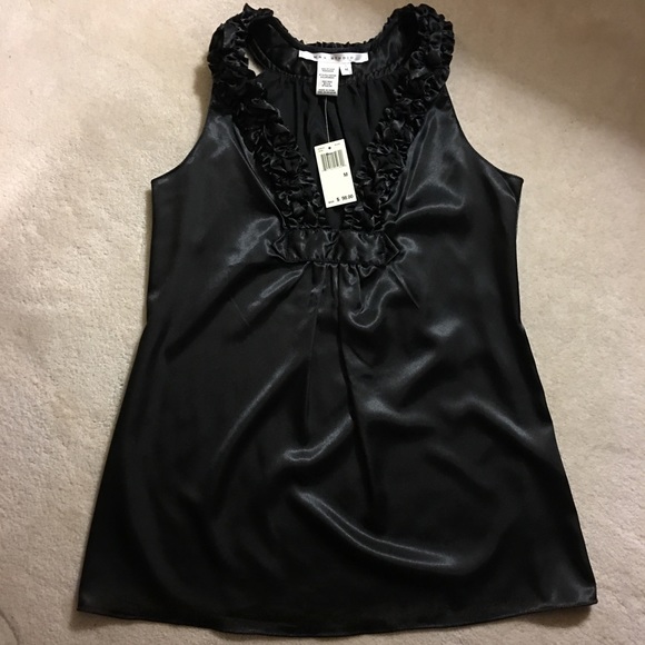 NWT Max Studio Black Sleeveless Top Size Medium