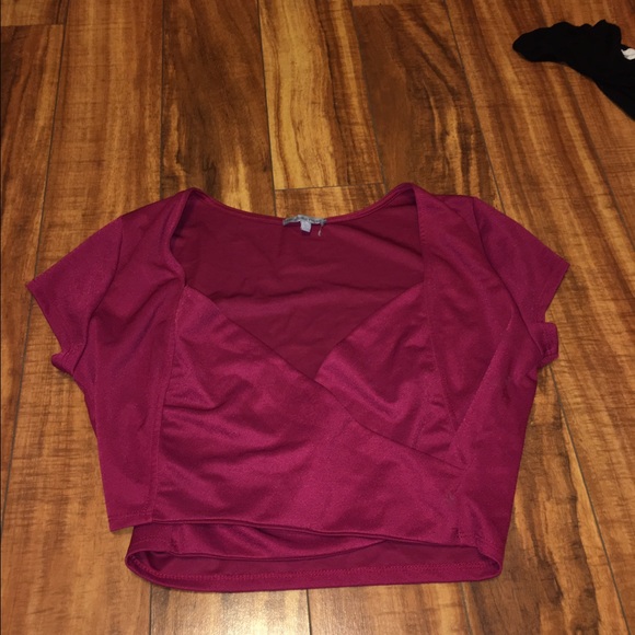 Cute cris cross crop top.