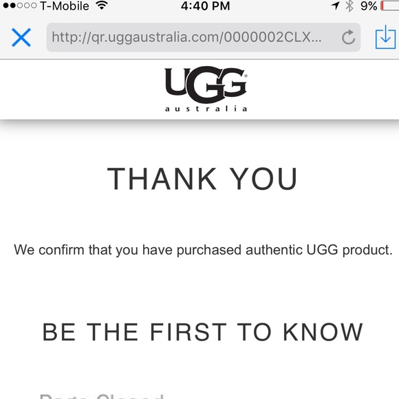 UGG water resistant lonely hearts moccasins sz 6 - Picture 4 of 4