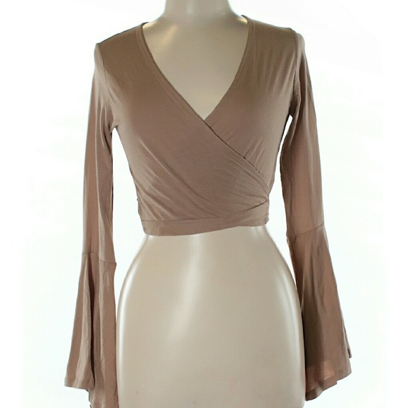 Wrap around crop top