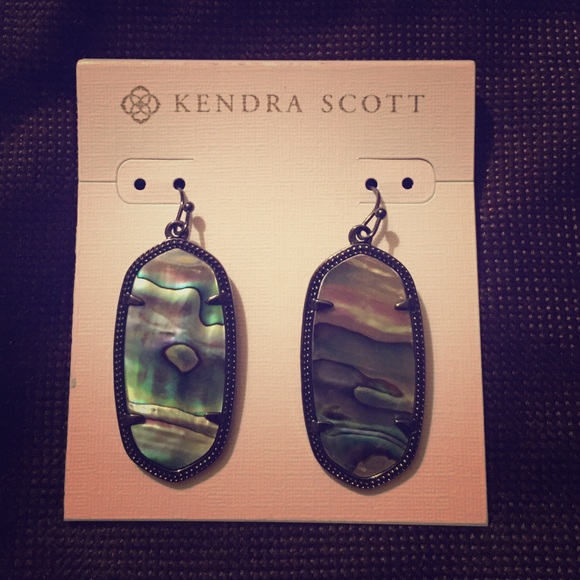 Kendra Scott Black Mother Of Pearl 