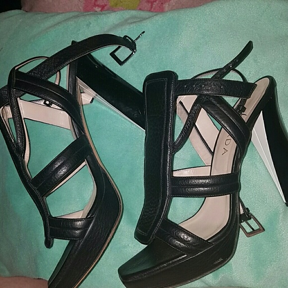 Black Escada Heels - Picture 2 of 4