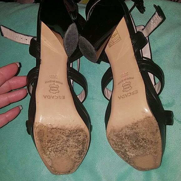 Black Escada Heels - Picture 4 of 4