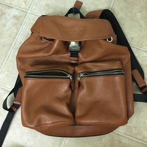 Coach Men's Rucksack Backpack in Saddle Brown