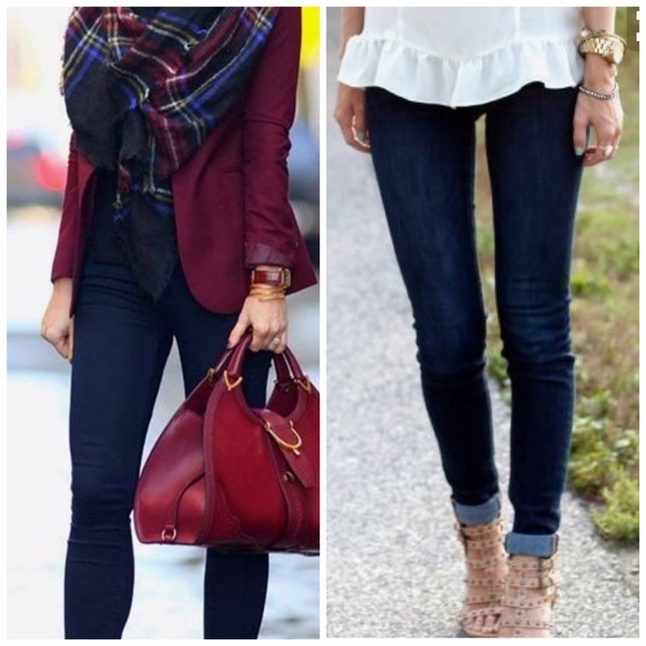 Denim - CLEARANCE ‼️Slimming Dark Blue Skinny Jeans