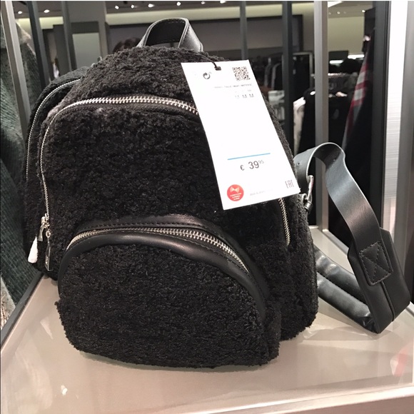 Zara black backpack