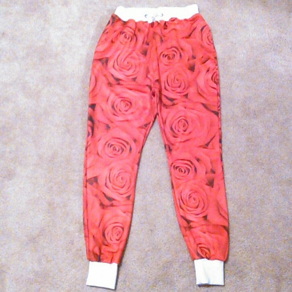 Floral Joggers - Picture 1 of 2