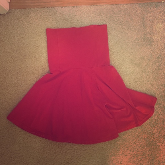 American Apparel strapless dress/jersey skirt