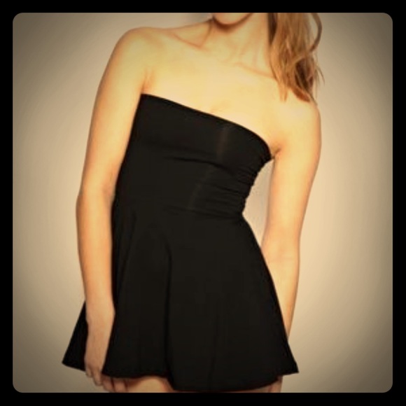 American Apparel strapless dress/jersey skirt