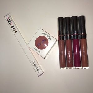 Colourpop ultra matte lips, blush, and eyebrow set