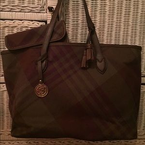 Purple and Grey/Green Plaid Purse