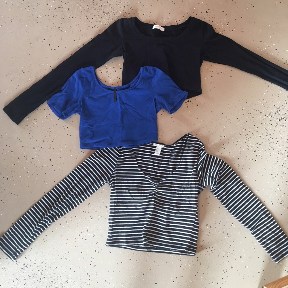 3 bundled Crop tops