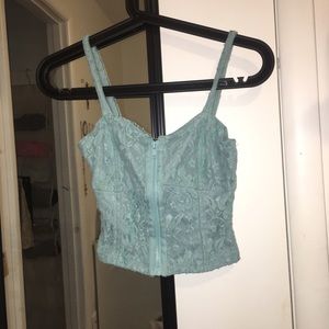 Cropped Corset Style Top