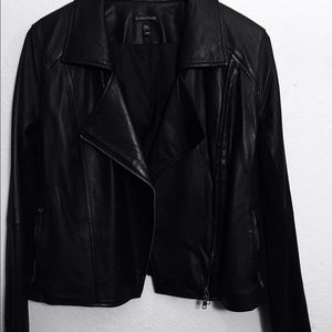 Eileen Fisher lamb leather jacket