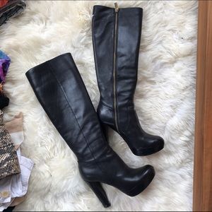 Michael Kors tall leather boots
