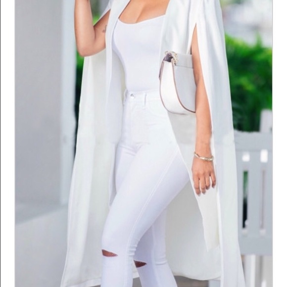 White Cape Blazer