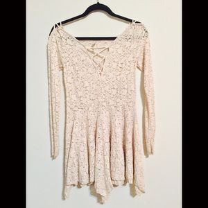 Free People Juliet Lattice Fit and Flare Slip [S]