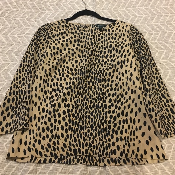 Leopard J Crew Top