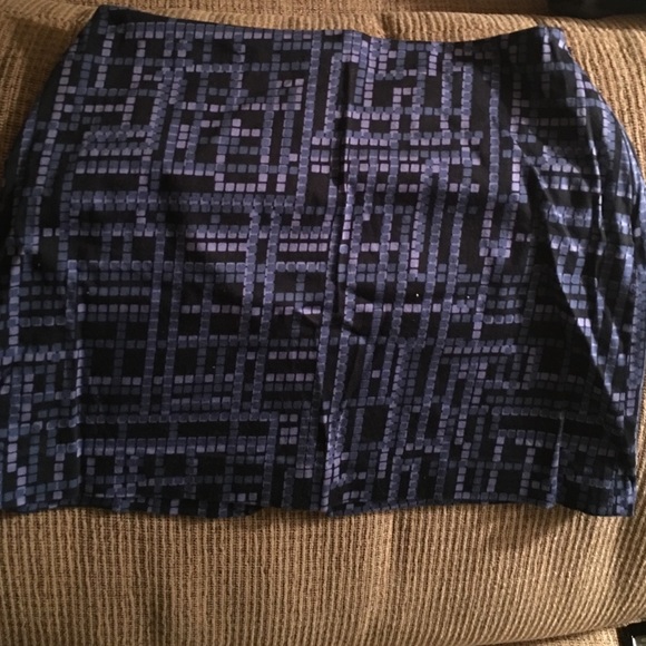 Adorable Blue Express Mini Skirt. Size 3/4.