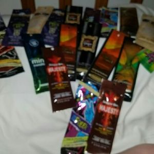 Tanning lotion packets