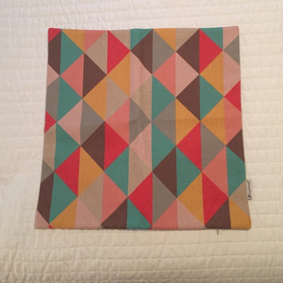 Colorful Geometric Shape Throw Pillow Cover