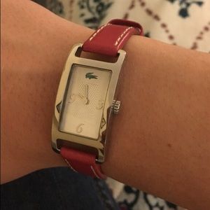 Lacoste Pink Leather Watch- $5 OFF MARKDOWN