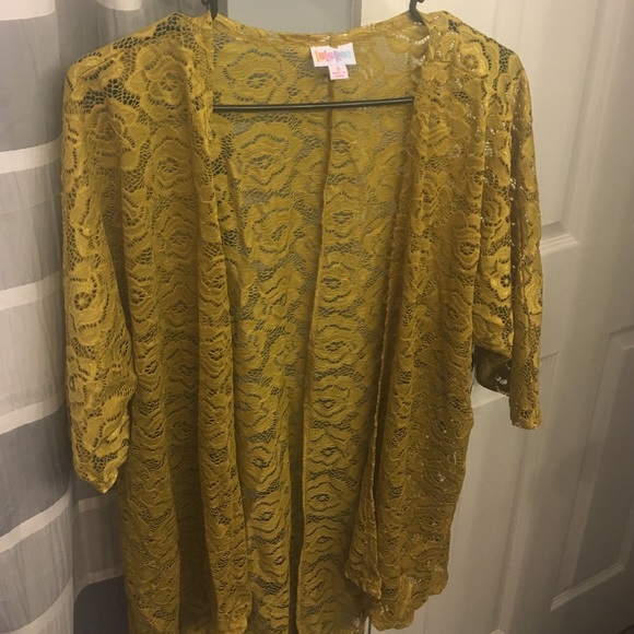 Small gold LuLaRoe Lindsay