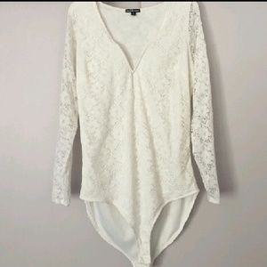 Charlotte Russe white bodysuit