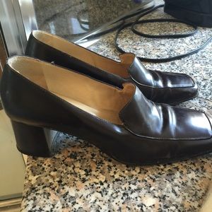 Nine West brown loafers