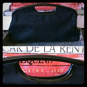 Bcbg black clutch