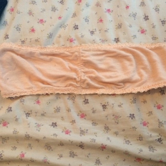 Baby pink bandeau bra
