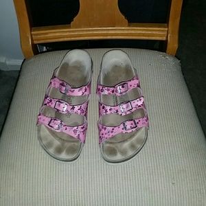 Papillion sandals made by Birkenstock