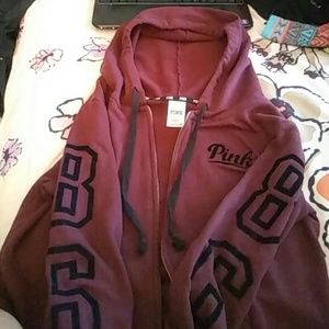 Pink hoodie