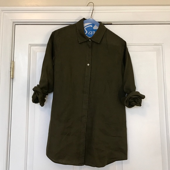Jcrew women's linen shirt