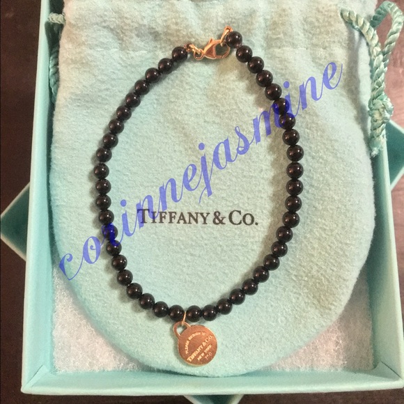 RARE Tiffany&Co Black Onyx Bracelet
