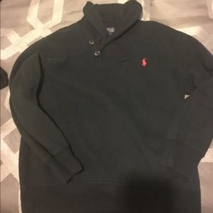 Boys Polo Ralph Lauren Shawl Sweater