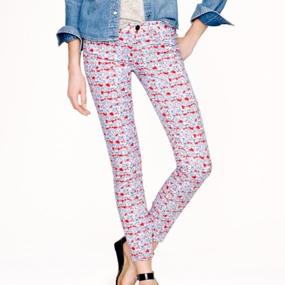 J. Crew Denim - J. Crew Liberty Toothpick Jean in Matilda Tulip