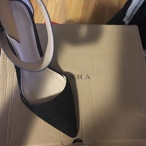 Zara ankle strap heels