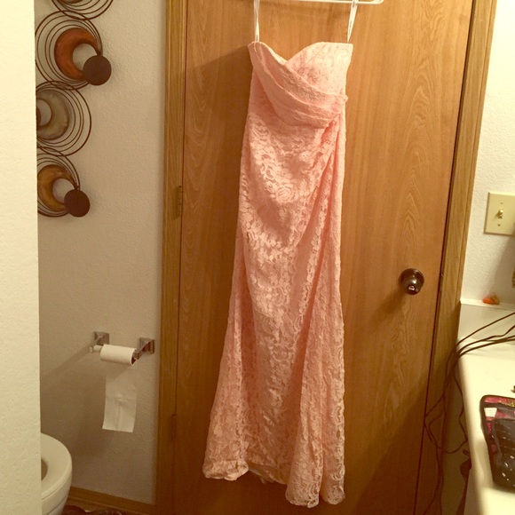 David's Bridal Lace Dress