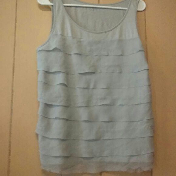 Loft XL Ruffled Tank
