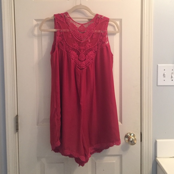 FREE PEOPLE lace Romper