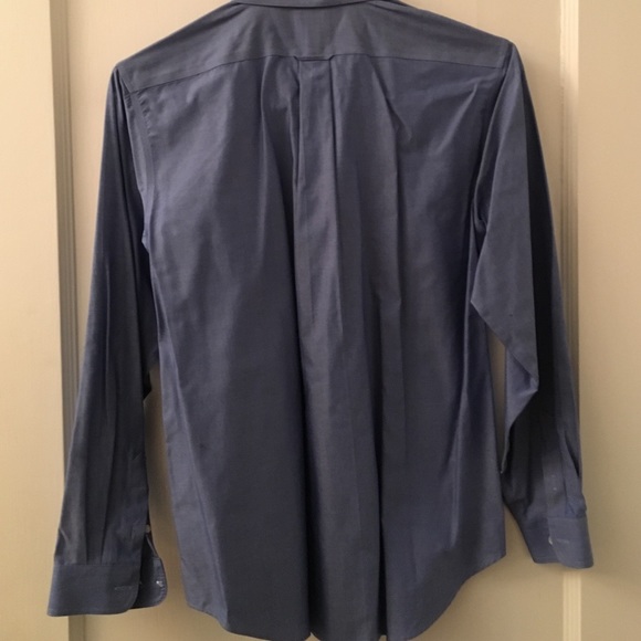 LIKE NEW Boys Lands End Cotton Oxford Button Down - Picture 3 of 5
