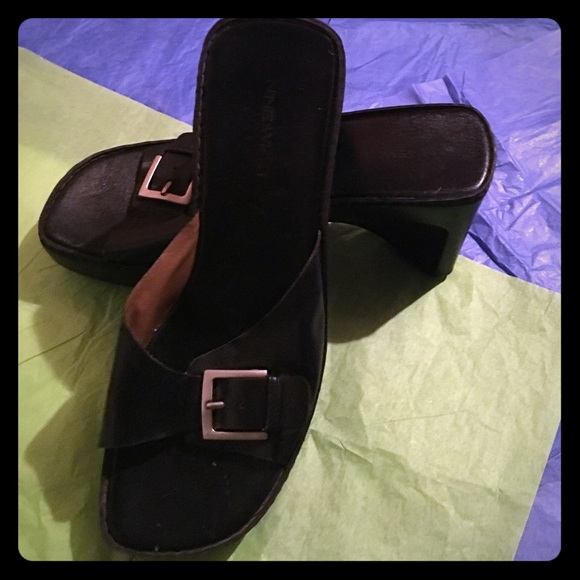 Black nine west sandals